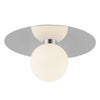 Elixir 14-in Chrome LED Flush Mount