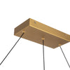 Elixir 48-in Brushed Gold LED Linear Pendant