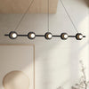 Elixir 48-in Black LED Linear Pendant
