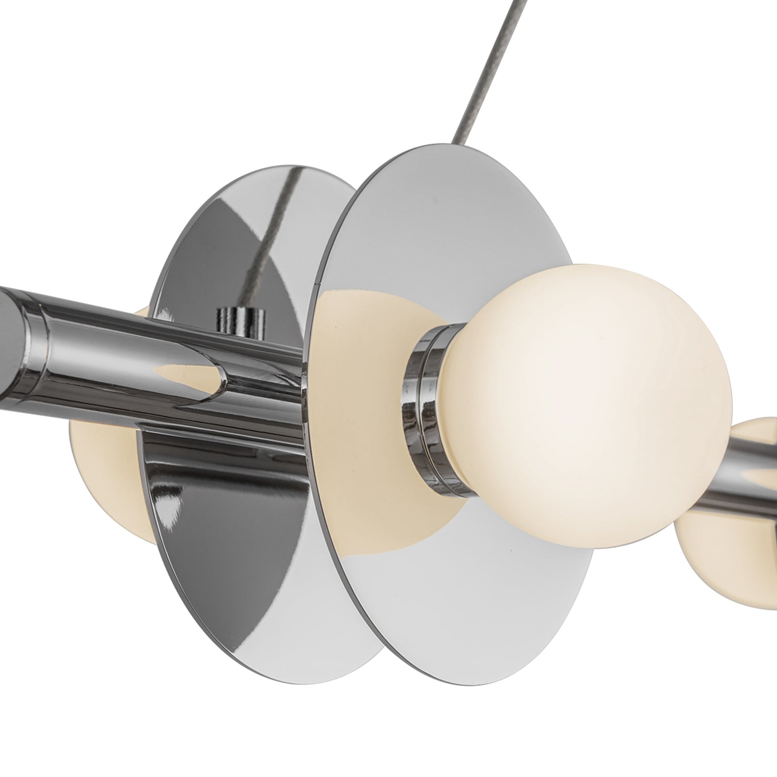 Elixir 48-in Chrome LED Linear Pendant