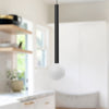 Elixir 18-in Black LED Pendant