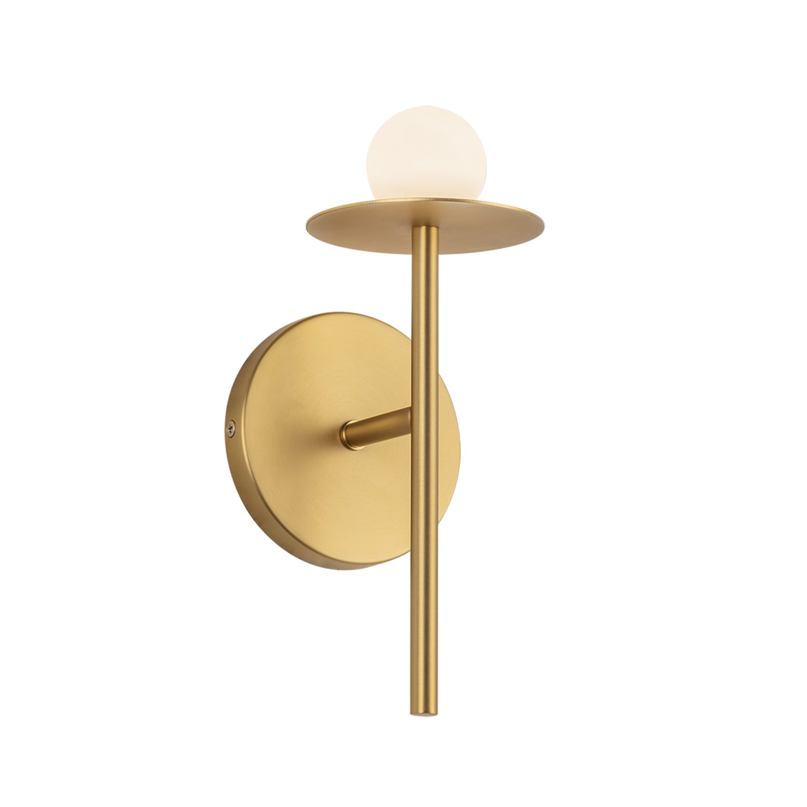 Elixir 10-in Brushed Gold LED Wall Sconce