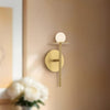 Elixir 10-in Brushed Gold LED Wall Sconce