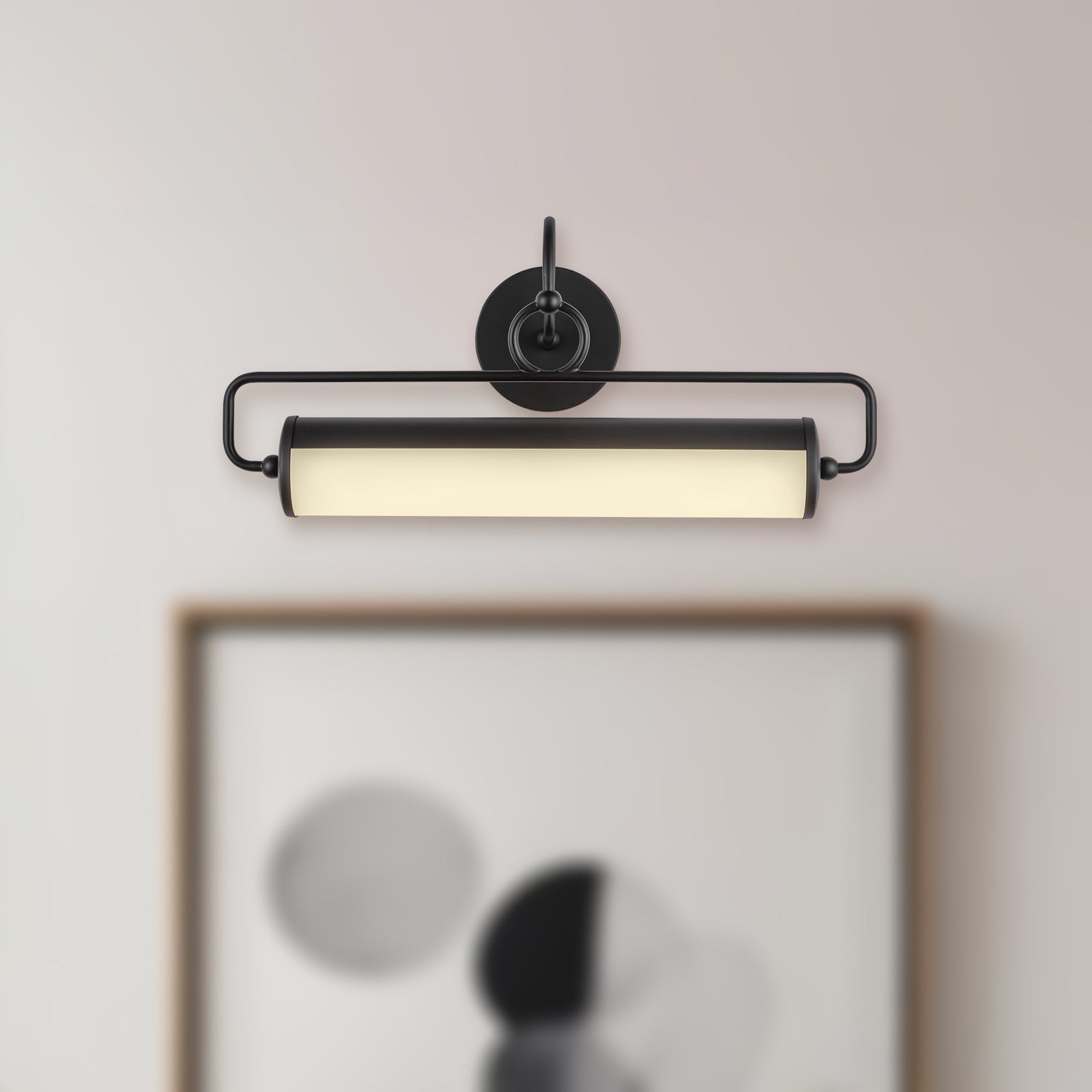 Ellen 21-in Matte Black LED Wall/Picture Light