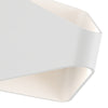 Ellis 6-in White LED Exterior Wall Sconce