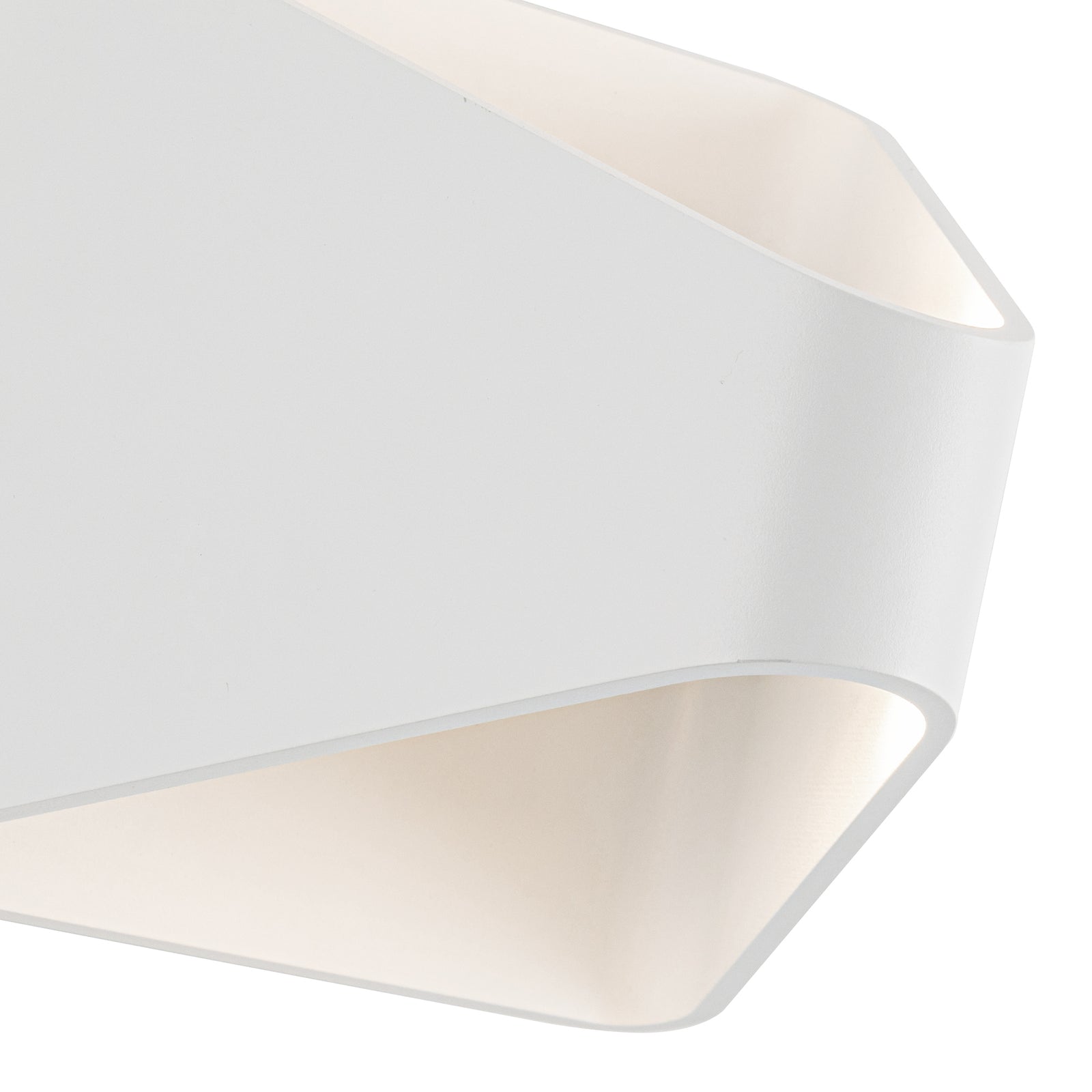 Ellis 6-in White LED Exterior Wall Sconce