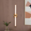 Elsie 24-in Brushed Gold LED Wall/Vanity Light