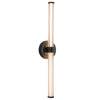 Elsie 24-in Matte Black LED Wall/Vanity Light