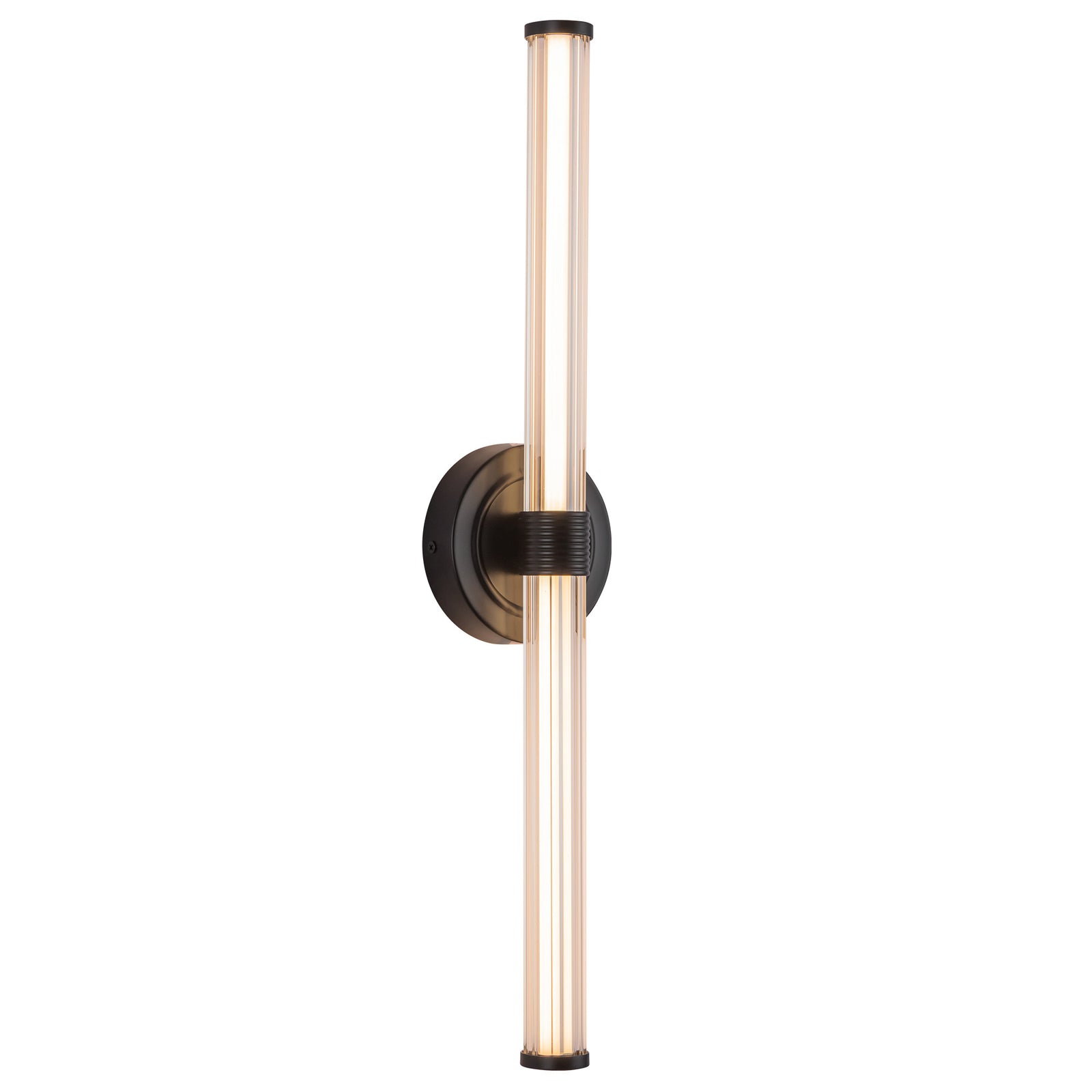 Elsie 24-in Matte Black LED Wall/Vanity Light