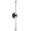 Elsie 24-in Matte Black LED Wall/Vanity Light