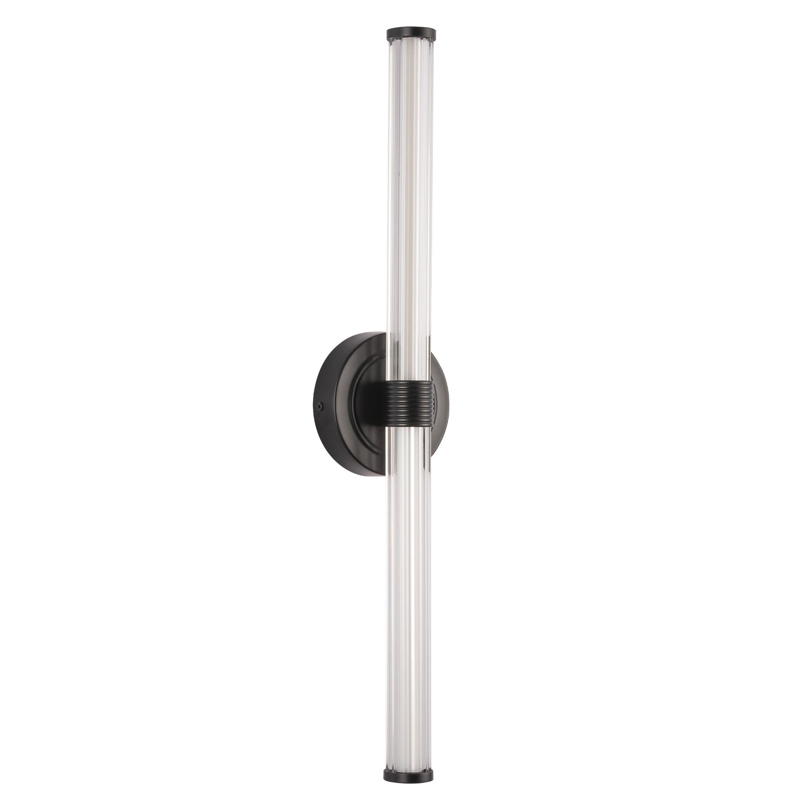 Elsie 24-in Matte Black LED Wall/Vanity Light