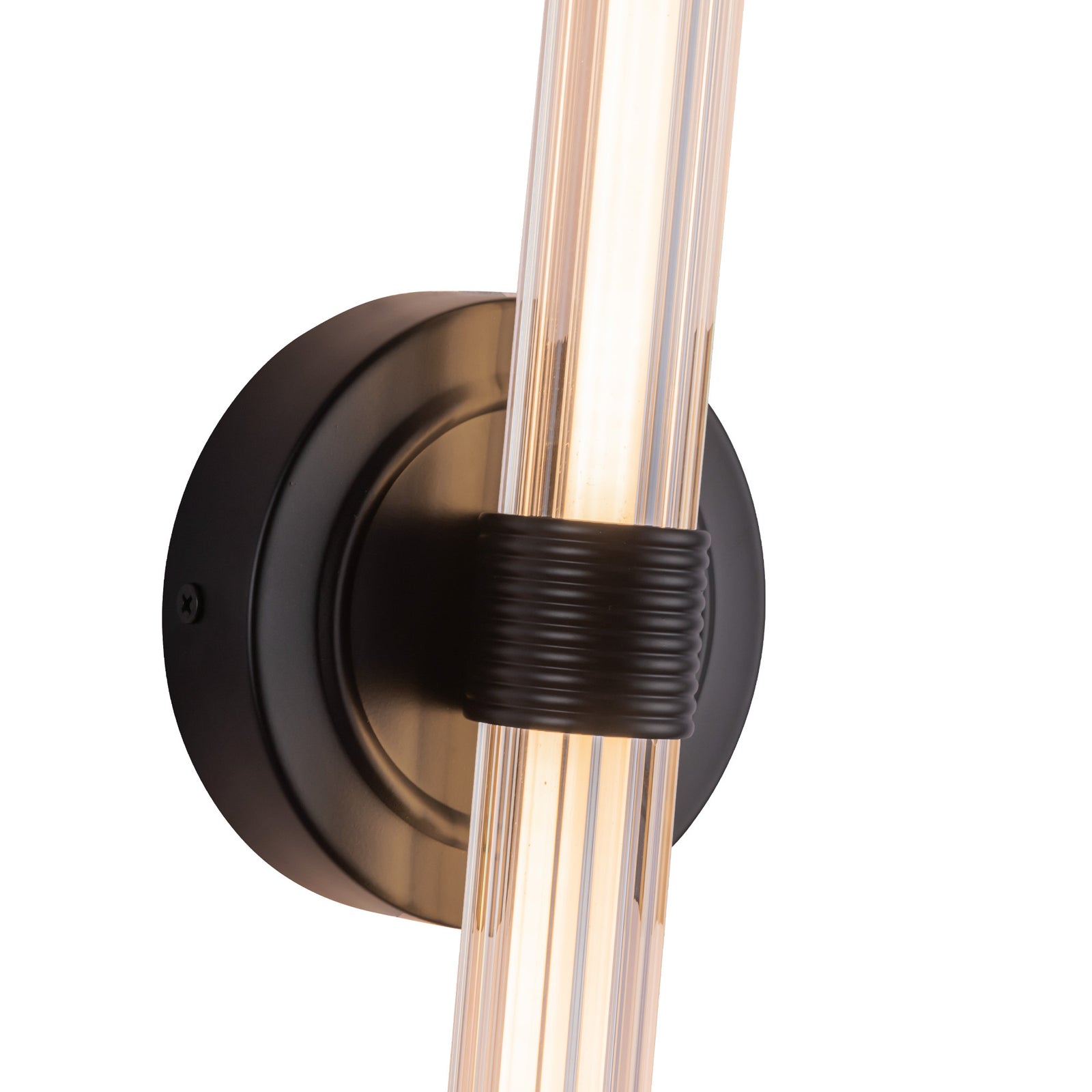 Elsie 24-in Matte Black LED Wall/Vanity Light