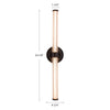 Elsie 24-in Brushed Gold LED Wall/Vanity Light