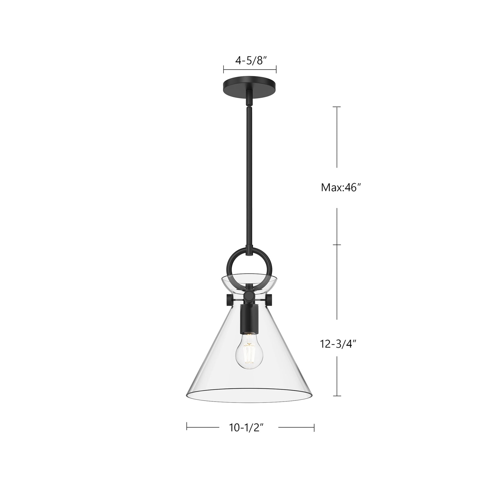 Emerson 11-in Aged Gold/Glossy Opal Glass 1 Light Pendant