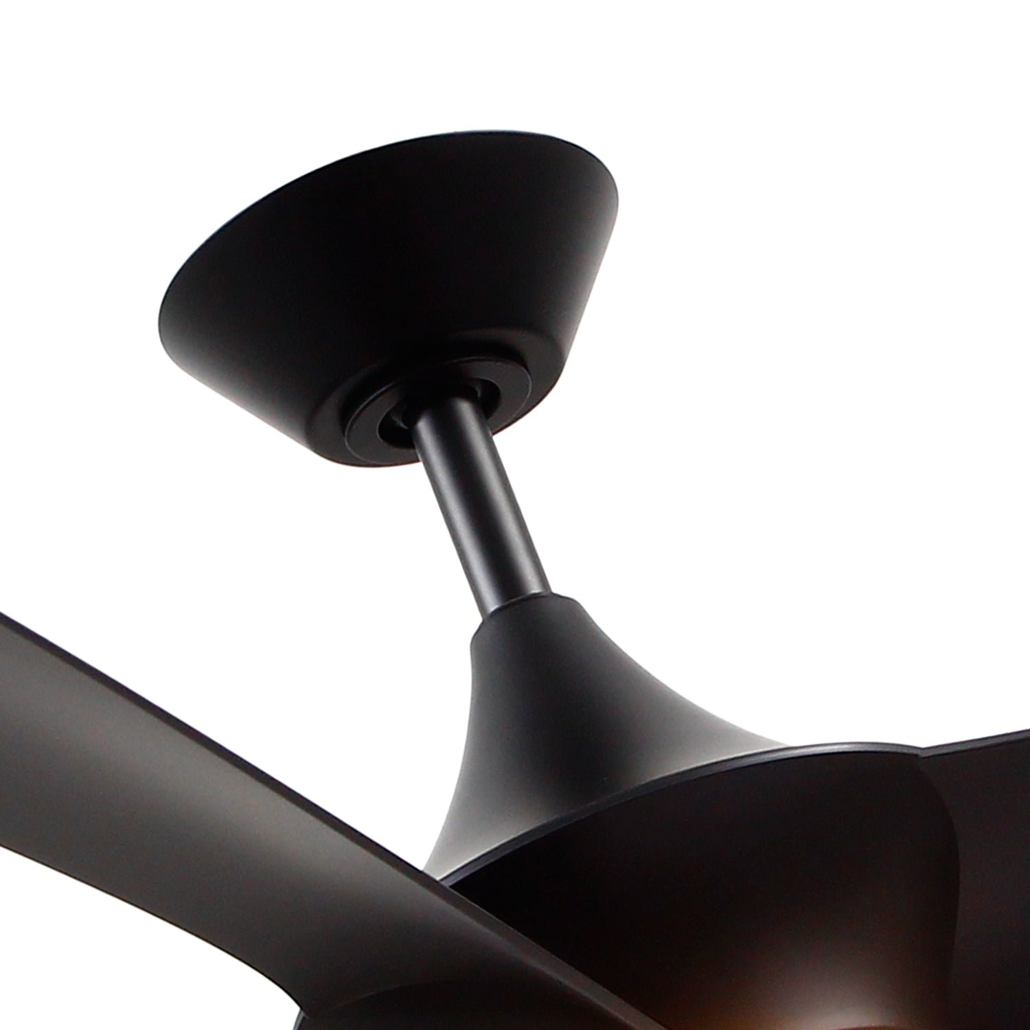 Emiko 56-in Matte Black LED Fans