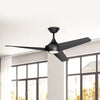 Emiko 56-in Matte Black LED Fans
