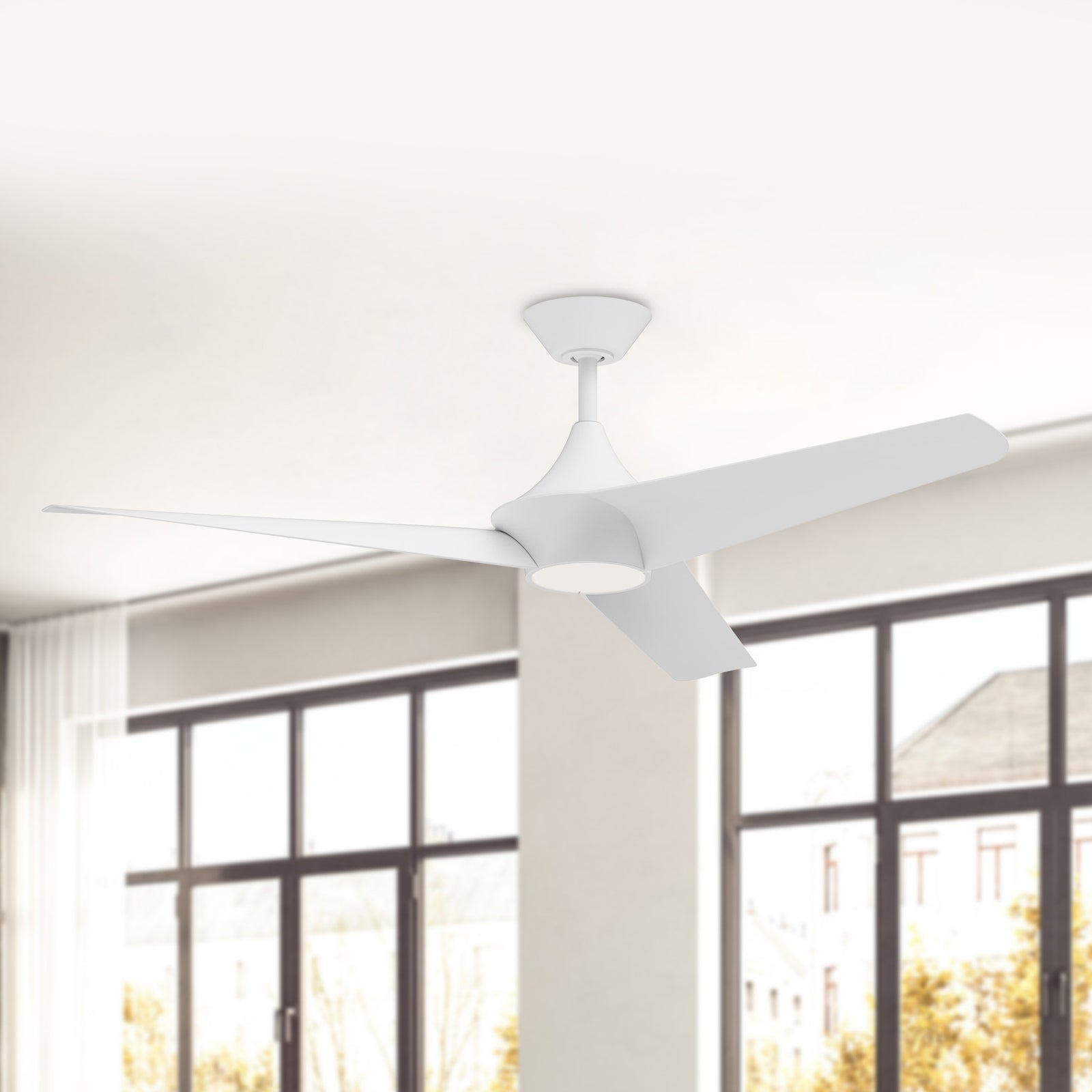 Emiko 56-in White LED Fans