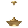 Emiko 16-in Brushed Gold 1 Light Pendant