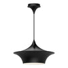 Emiko 16-in Matte Black 1 Light Pendant