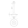 Emiko 16-in Matte Black 1 Light Pendant