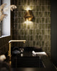 Emiko 10-in Brushed Gold 1 Light Wall/Vanity