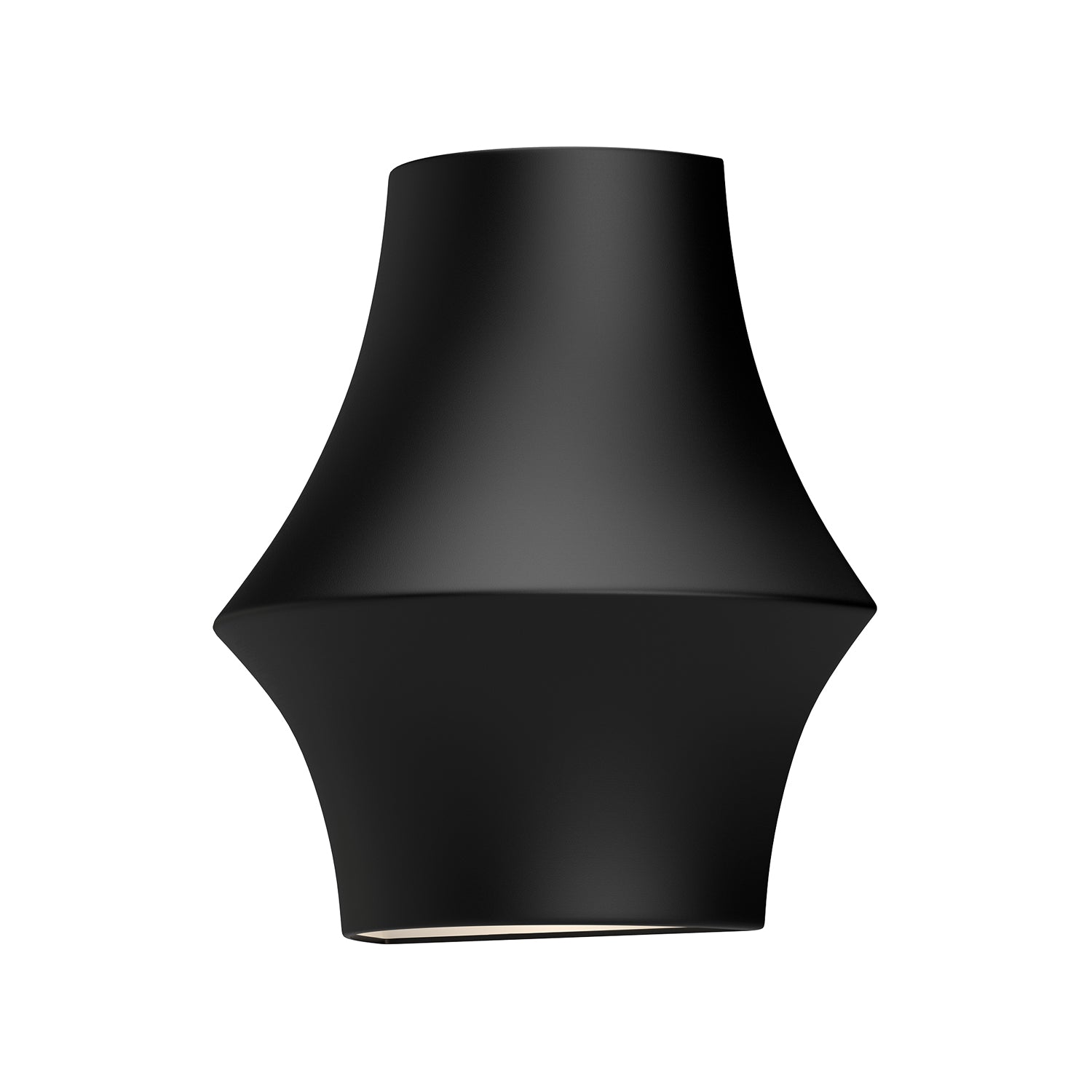 Emiko 10-in Matte Black 1 Light Wall/Vanity
