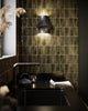 Emiko 10-in Matte Black 1 Light Wall/Vanity