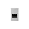 Sonic 5-in Brushed Nickel LED Exterior Wall/Step Lights