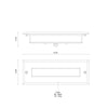 Bristol 10-in Black LED Exterior Wall/Step Lights
