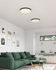 Essex 20-in Black/White LED Flush Mount