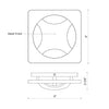 Etna 8-in Gray LED Exterior Wall Sconce