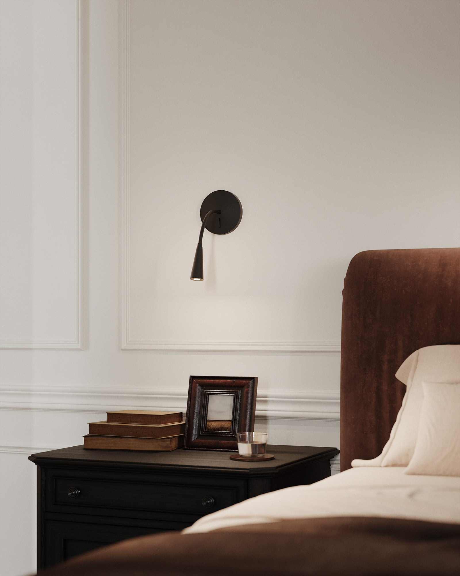 Eton 5-in Black LED Wall Sconce