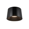 Etta 13-in Jet Black LED Flush Mount