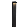 Evans 36-in Black LED Exterior Bollard