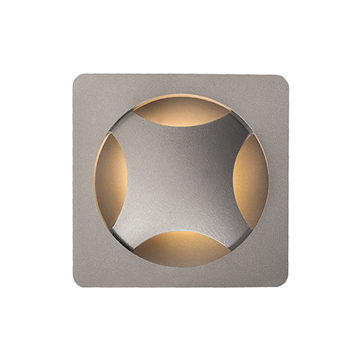 Etna 8-in Gray LED Exterior Wall Sconce