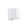 Mavis 5-in White LED Exterior Wall Sconce