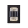Copenhagen 8-in Black LED Exterior Wall Sconce
