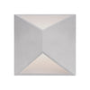 Indio 7-in Brushed Nickel LED Exterior Wall Sconce