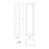 Bravo 20-in Black LED Exterior Wall Sconce