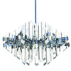 Facets 24" Chandelier - Polished Chrome