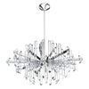 Facets 45" Round Chandelier - Polished Chrome