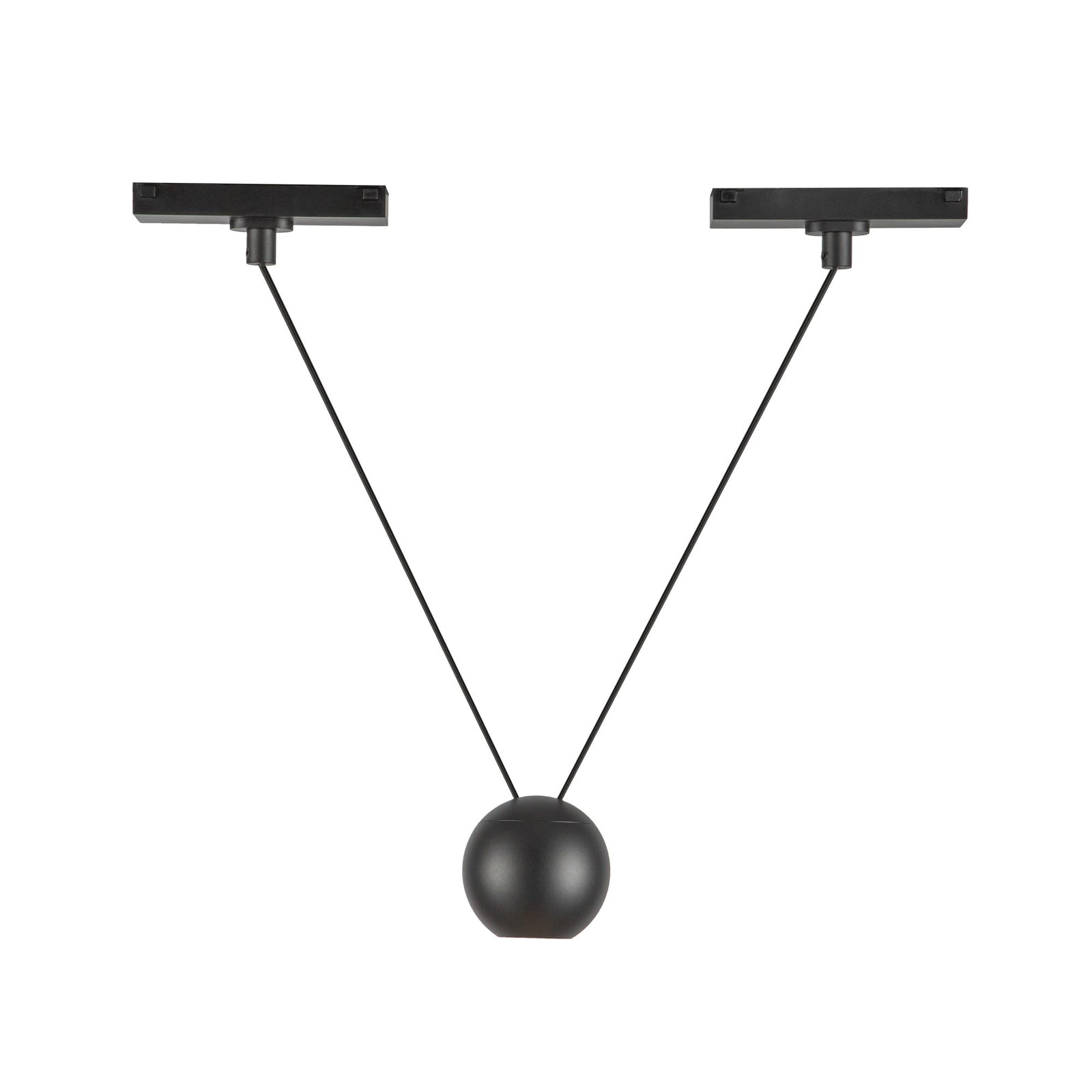 Faria Double 3-in Black 4000K Trilo Track Pendant