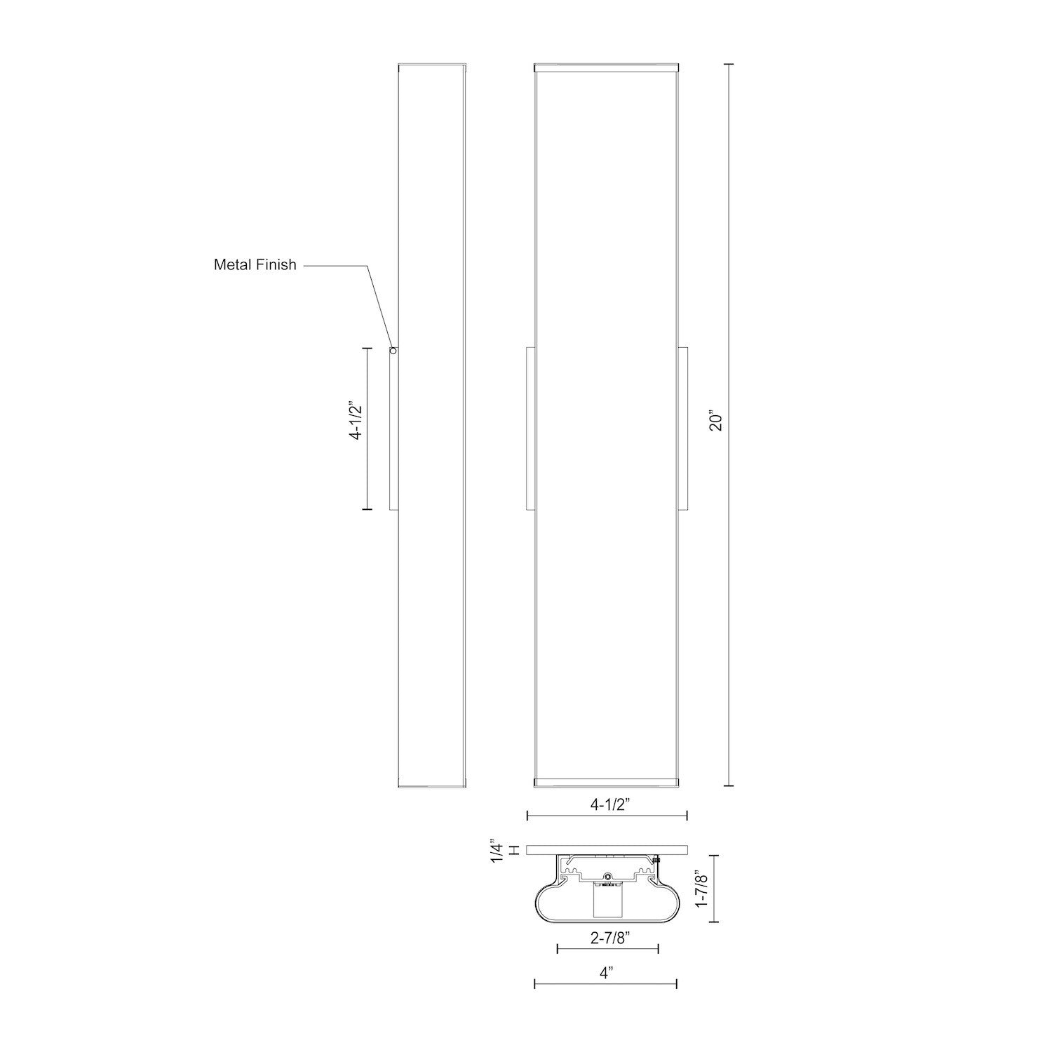 Ferguson 20-in Chrome LED Vanity