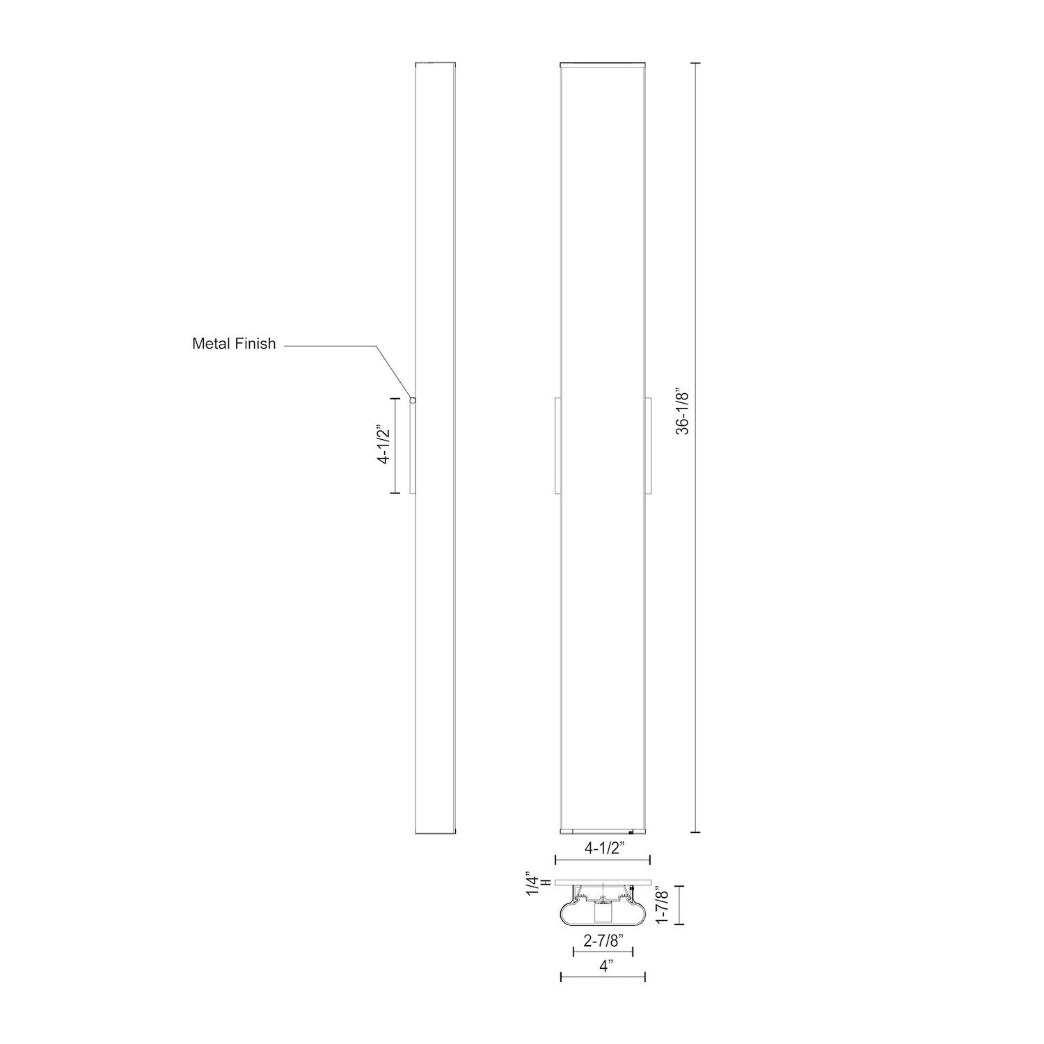 Ferguson 36-in Chrome LED Vanity