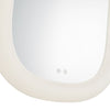 Float 37-in White LED Vanity Mirror