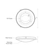 Floyd 11-in Brushed Gold LED Flush Mount