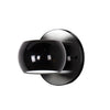Flux 4-in Gloss Black LED Wall Sconce