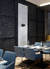 Flux 4-in Gloss Black LED Wall Sconce