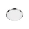 Malta 12-in Brushed Nickel LED Flush Mount