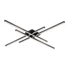 Vega Minor 47-in Black LED Flush Mount